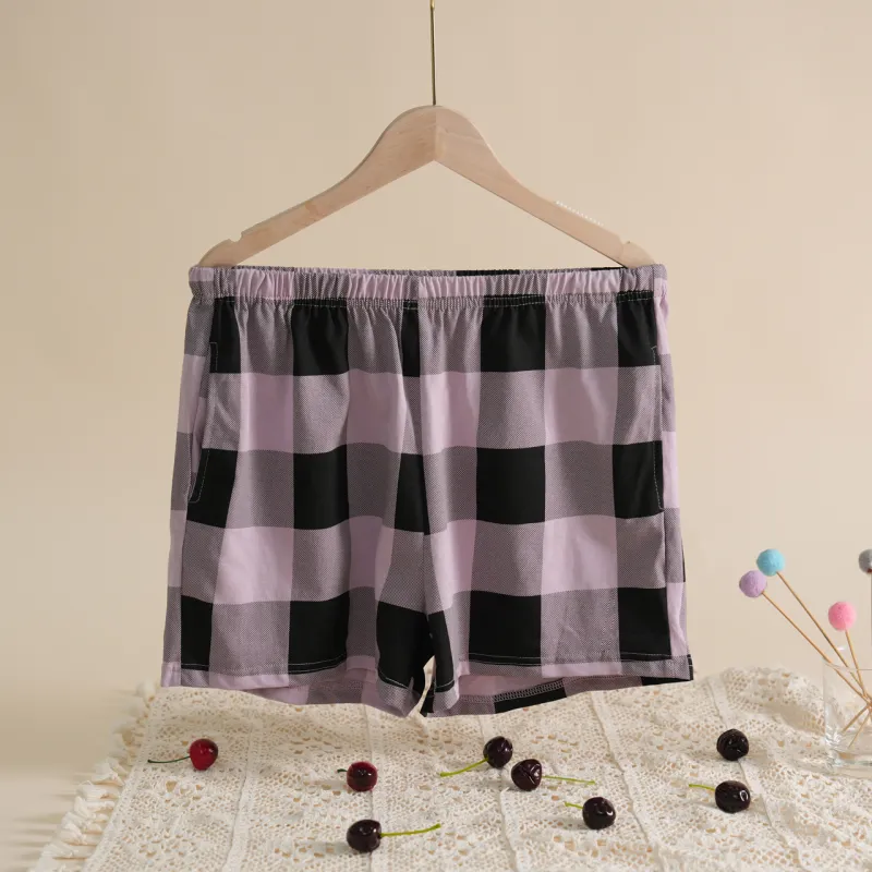 Dorame Pajama Pants Women's Purple-1