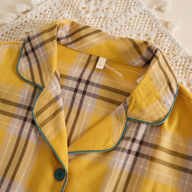Dorame Pajama Set Women's Yellow-2