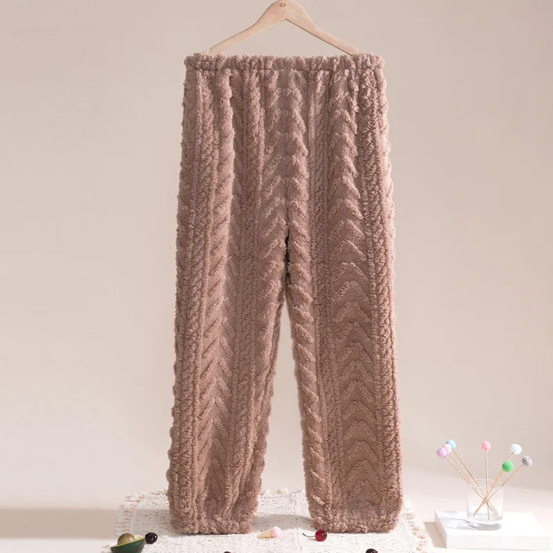 Dorame Pajama Pants Men's Brown-1