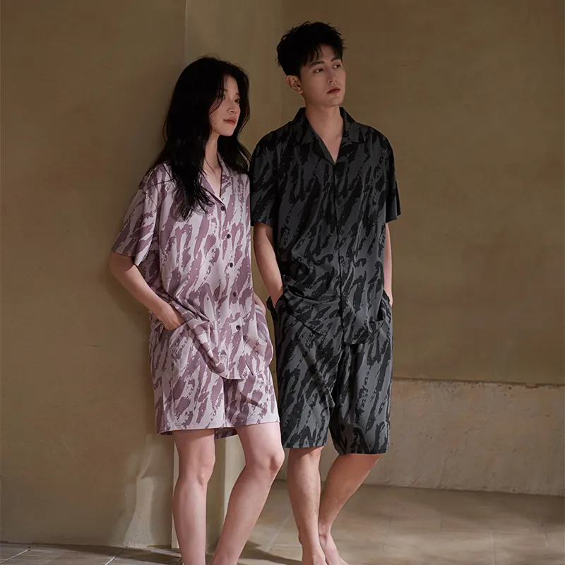 Sha Qian Pajama Set Women's Purple-6