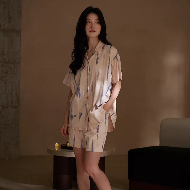 Sha Qian Pajama Set Women's Image Color-2