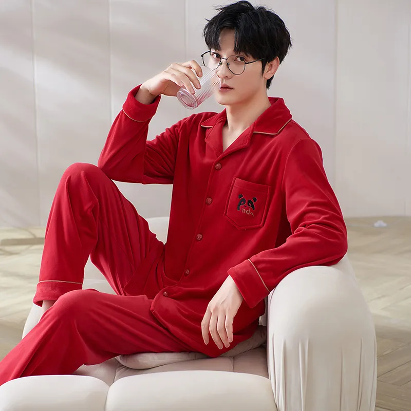 Sha Qian Men Pajama Sets-4