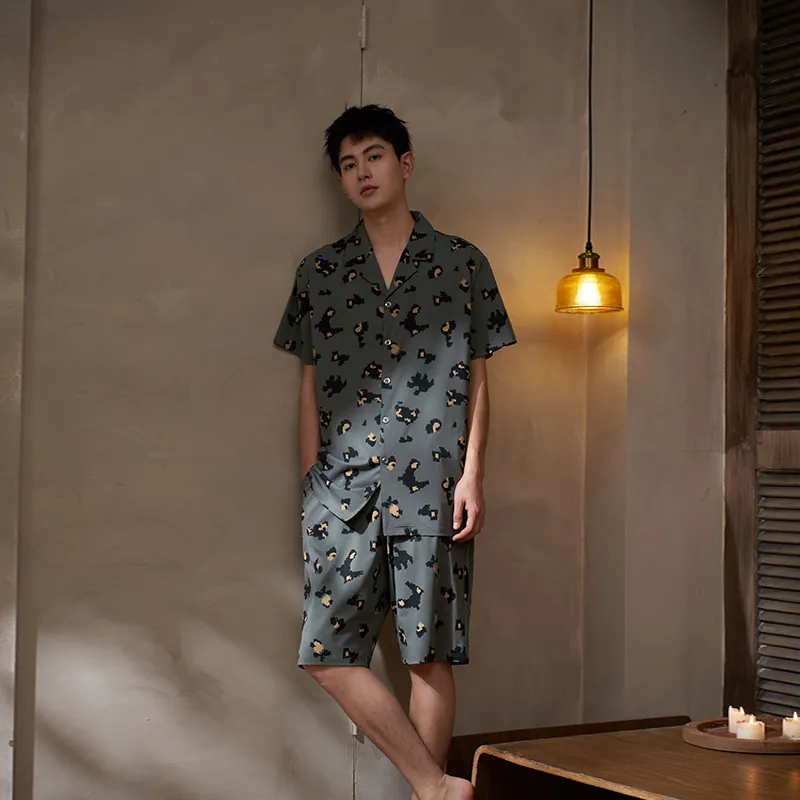 Sha Qian Men Pajama Sets-1