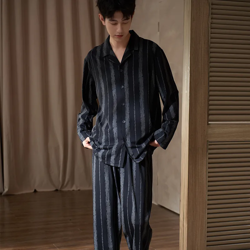 Sha Qian Pajama Set Men's Image Color-1