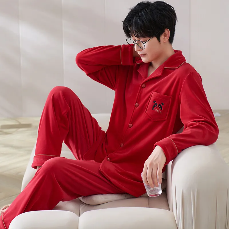 Sha Qian Men Pajama Sets-6