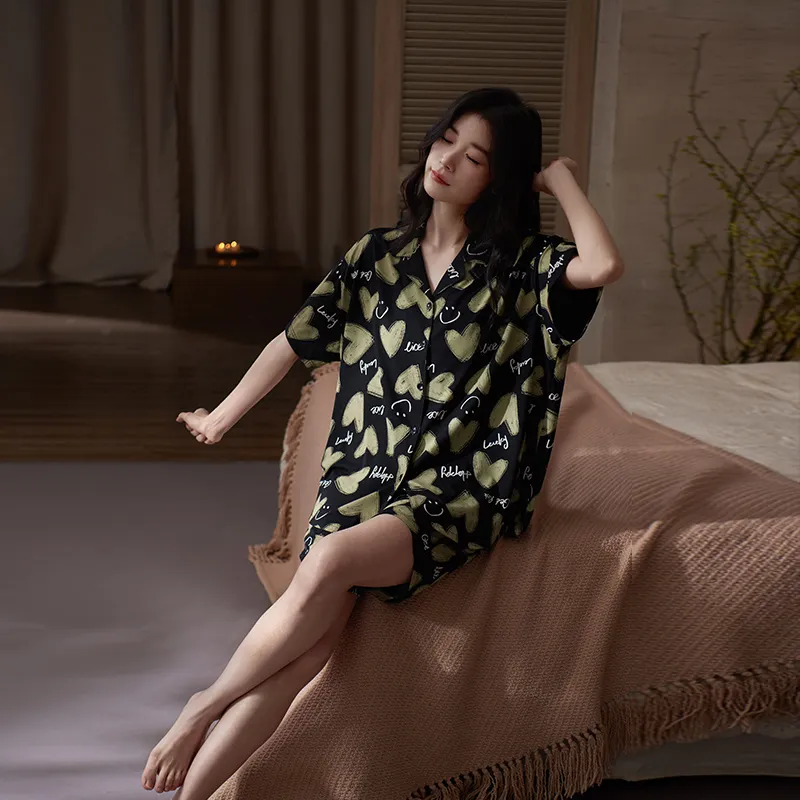Sha Qian Pajama Set Women's Image Color-6