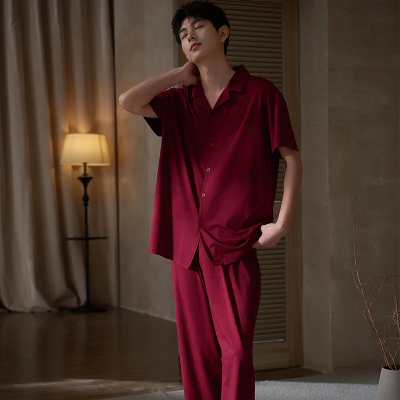 Sha Qian Men Pajama Sets-4