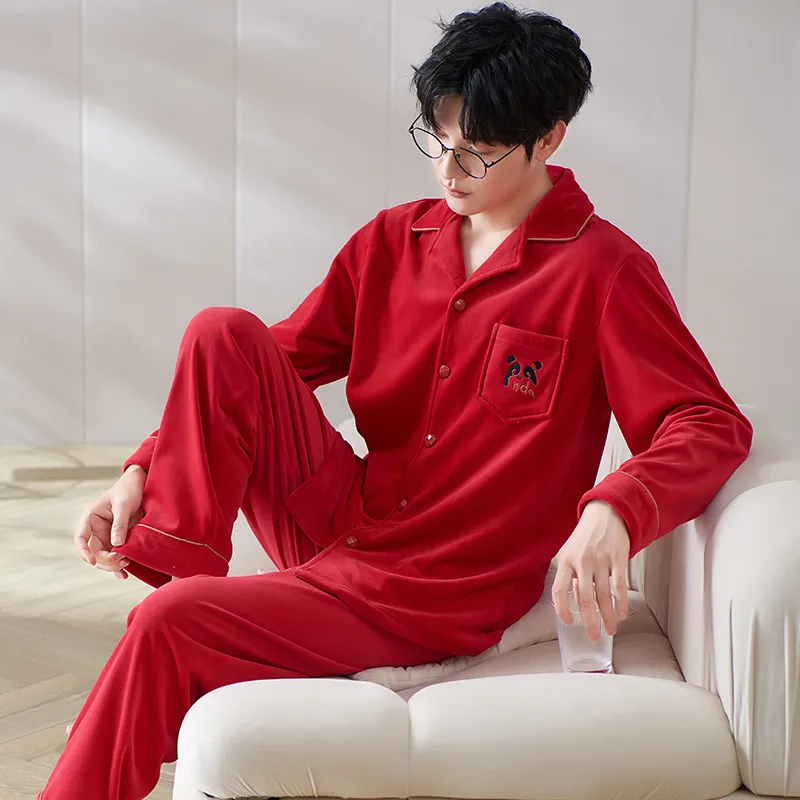 Sha Qian Men Pajama Sets-2