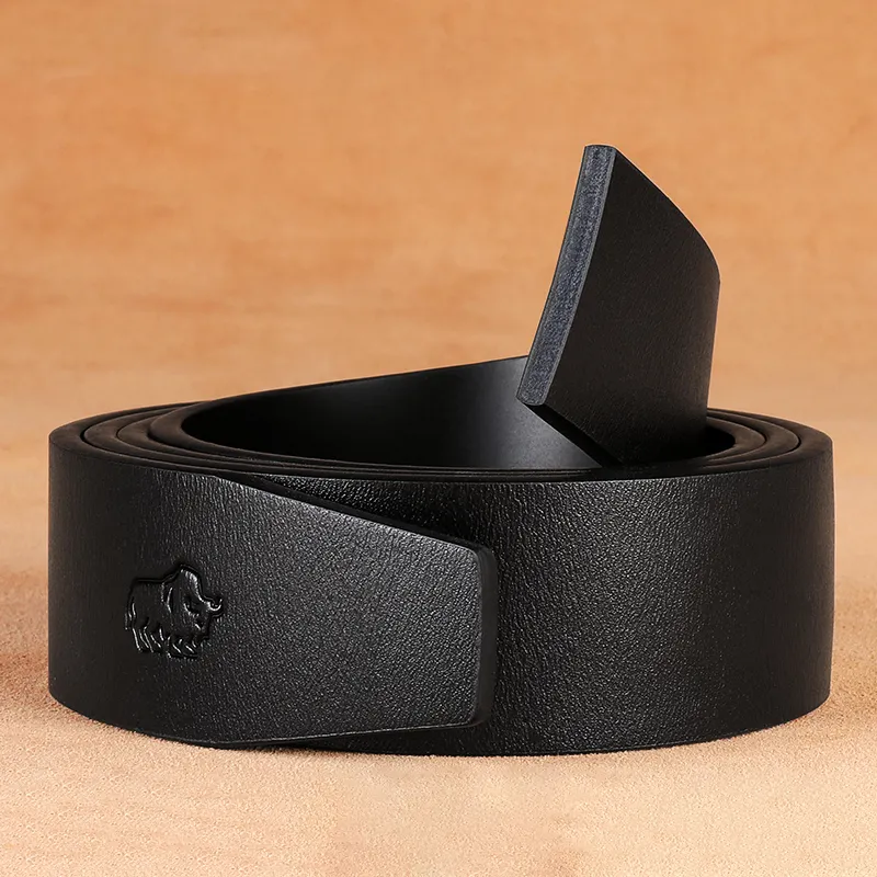 BISON DENIM Leather Belts Men-5