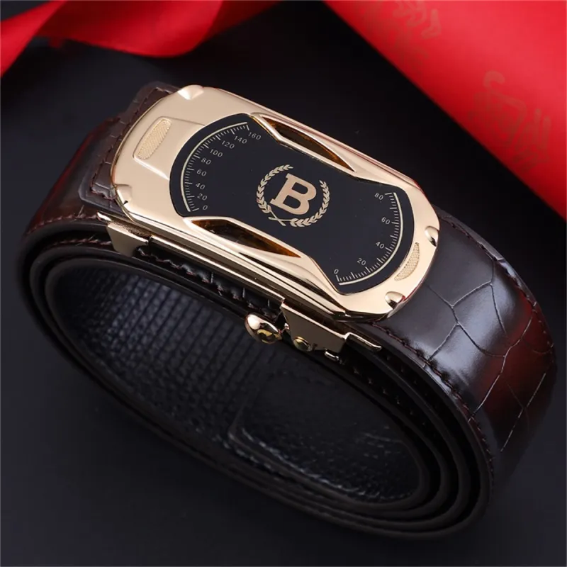 BISON DENIM Leather Belts Men-1