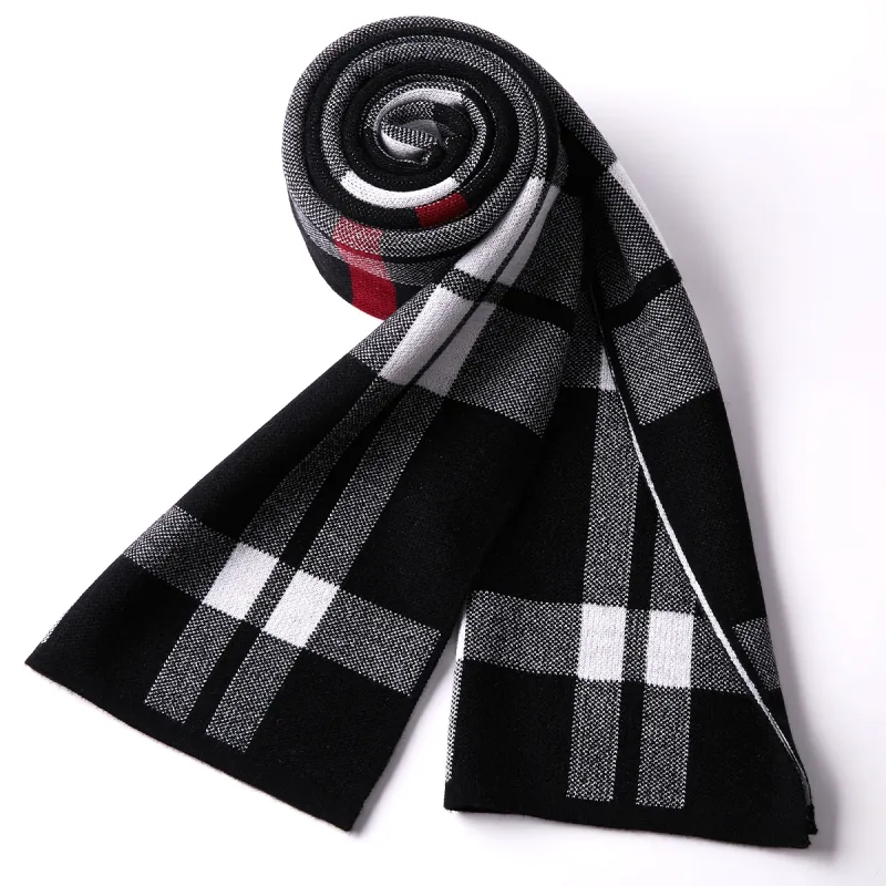 BISON DENIM Polyester Knit Scarves Men's-8