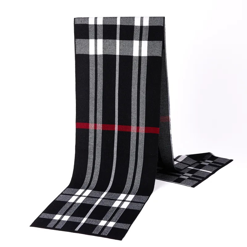 BISON DENIM Polyester Knit Scarves Men's-9