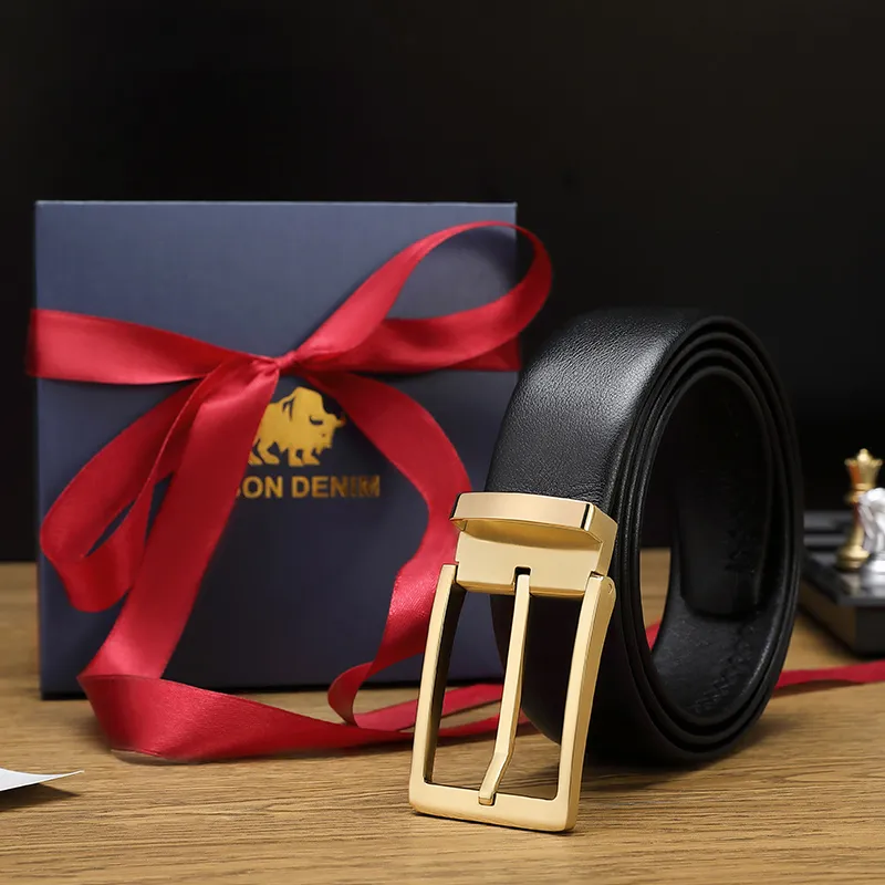 BISON DENIM Leather Belts Men-6