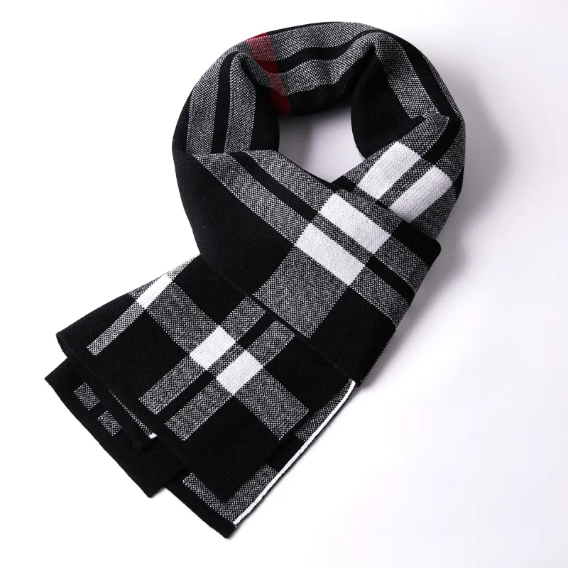 BISON DENIM Polyester Knit Scarves Men's-7