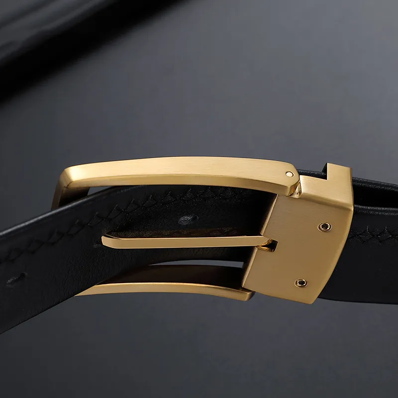 BISON DENIM Leather Belts Men-9