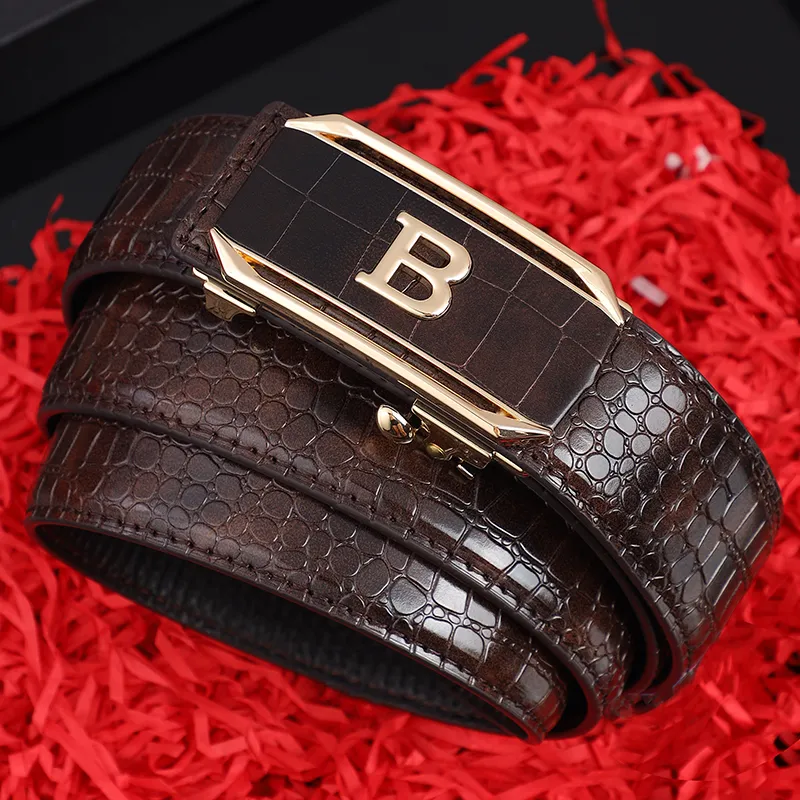 BISON DENIM American Vintage Belt Gift For Dad Object Of Affection Boyfriend Belt Cow Leather Men's 3.3cm-5
