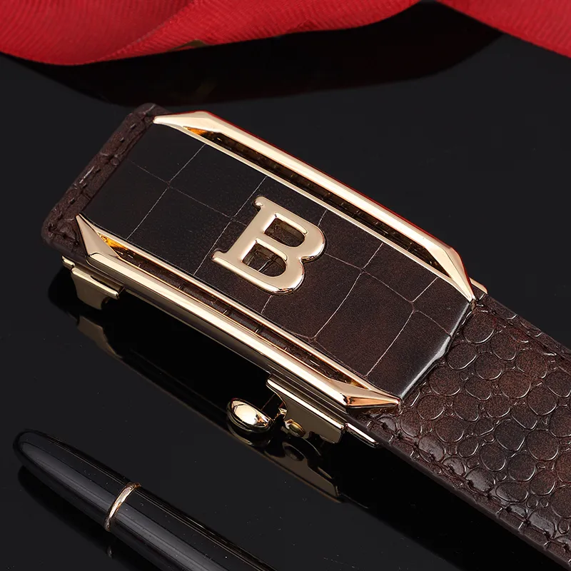 BISON DENIM American Vintage Belt Gift For Dad Object Of Affection Boyfriend Belt Cow Leather Men's 3.3cm-4