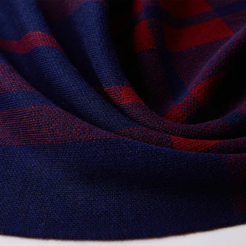BISON DENIM Polyester Knit Scarves Men's-16