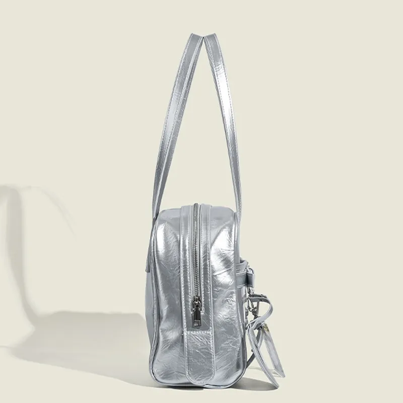HAWA Nylon Fabric Shoulder Bag Women's Multicolor-8