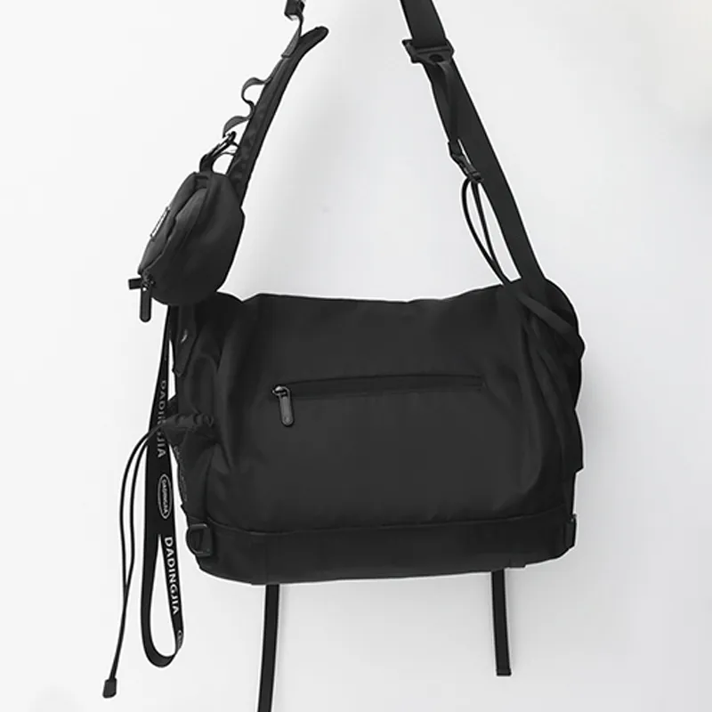 HAWA Nylon Crossbody Bag Unisex Black-3