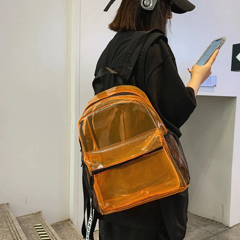 HAWA PVC Backpack Regular Unisex Multicolor-11