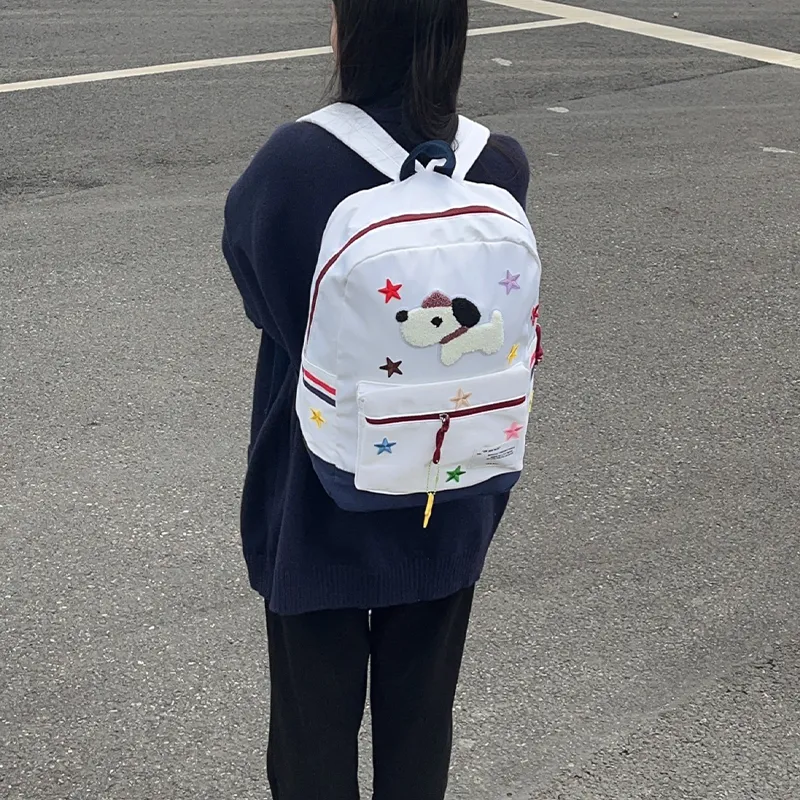 HAWA Nylon Backpack Tubas Unisex White-1