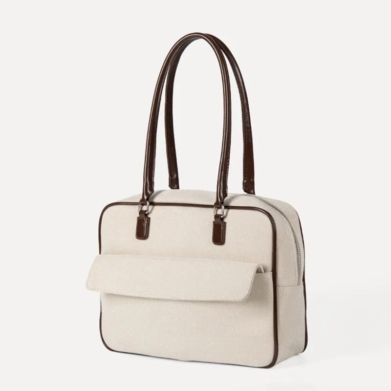 HAWA Canvas Shoulder Bag Women's Multicolor-6