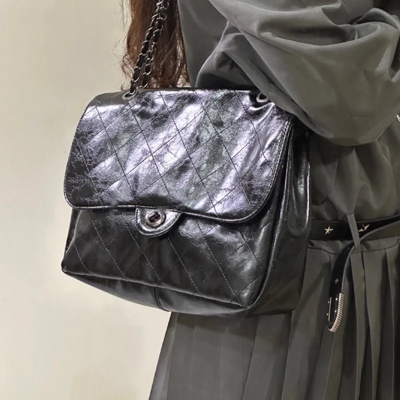 HAWA PU Tote Shoulder Bag Hobo Bag Women's Black/Brown/Ecru-1