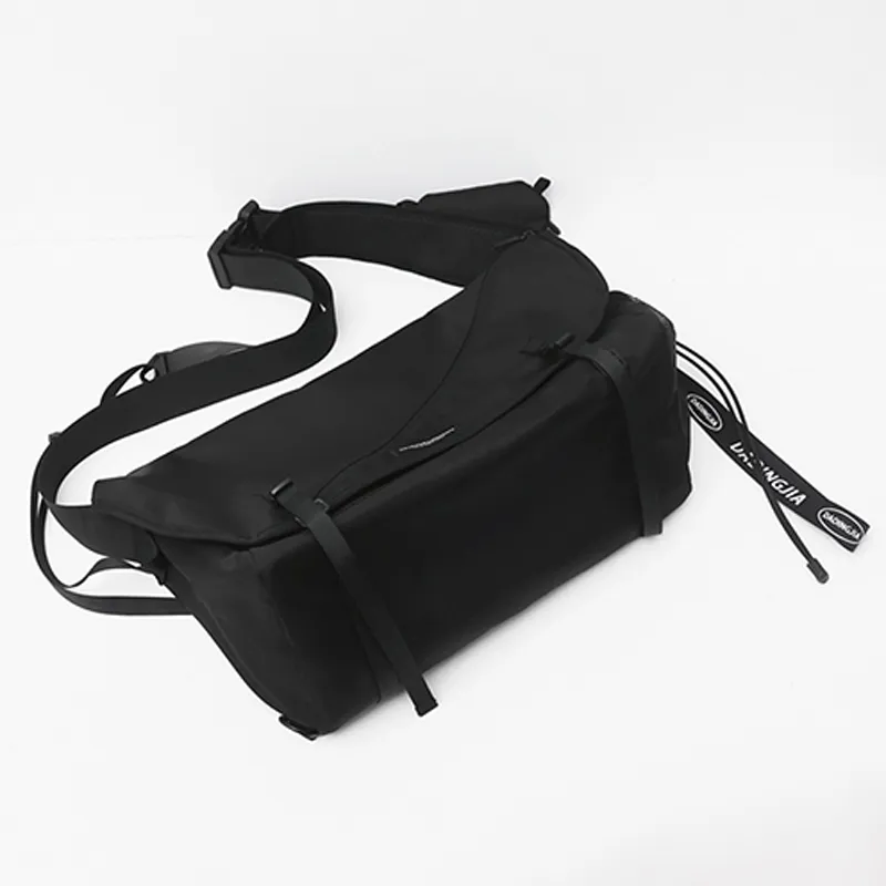 HAWA Nylon Crossbody Bag Unisex Black-4