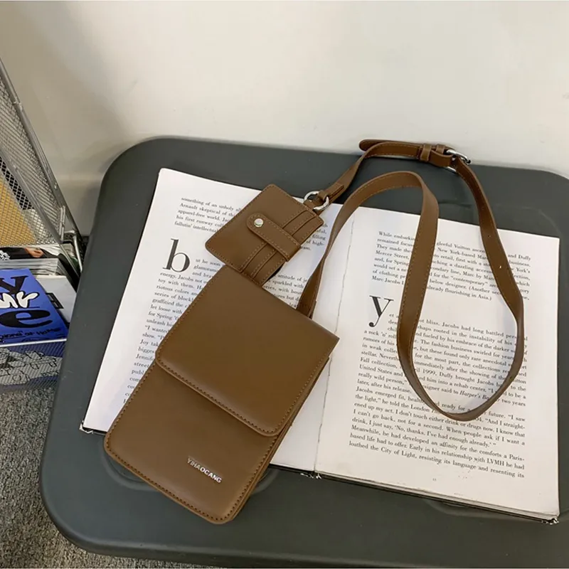 HAWA PU Crossbody Bag Women's Black/Brown-11