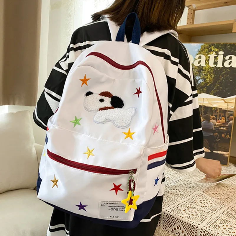 HAWA Nylon Backpack Tubas Unisex White-8