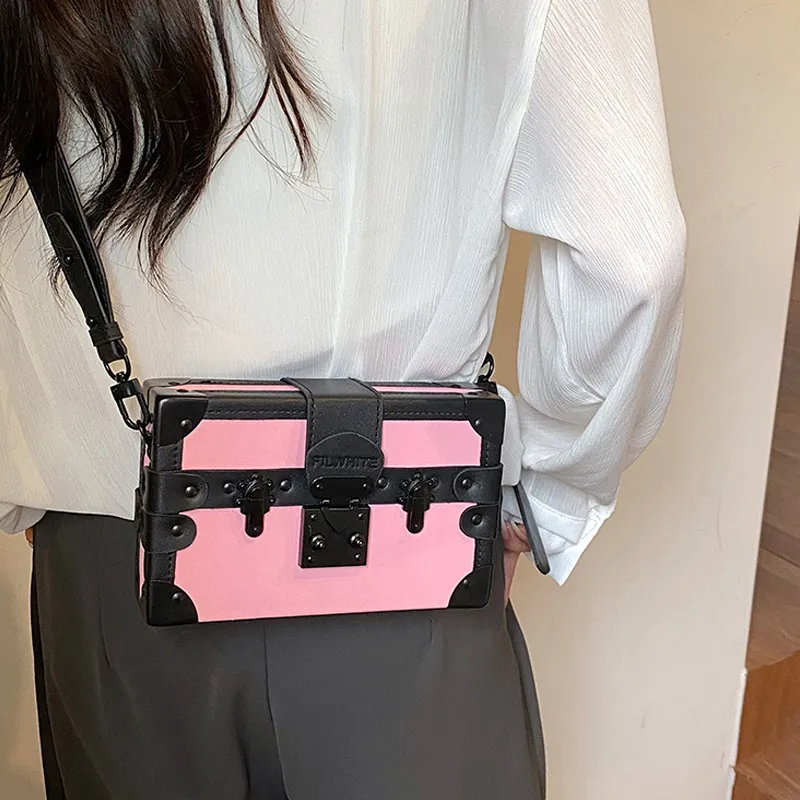 HAWA PU Shoulder Bag, Crossbody Bag Women's Black/Coffee/Pink/White-12