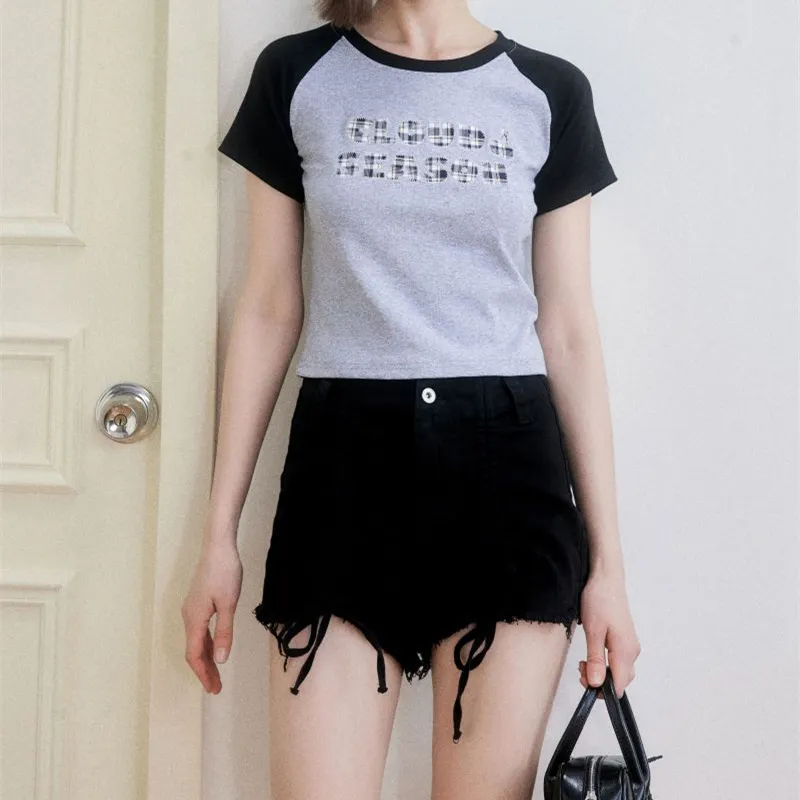 CLOUD SEASON Denim Shorts Women's-6