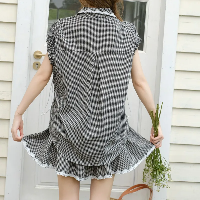 CLOUD SEASON Two Piece Skirt Sets Women's-2