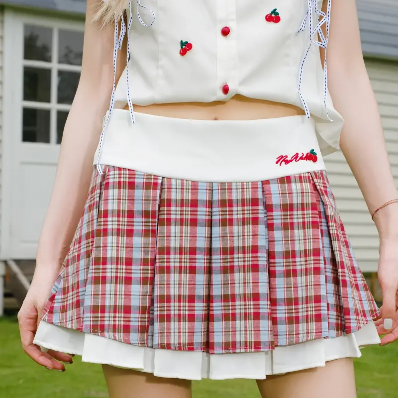 CLOUD SEASON Casual Short Skirts Women's-5