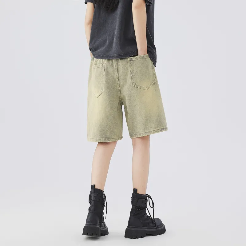 Mackyo Denim Shorts Unisex-15