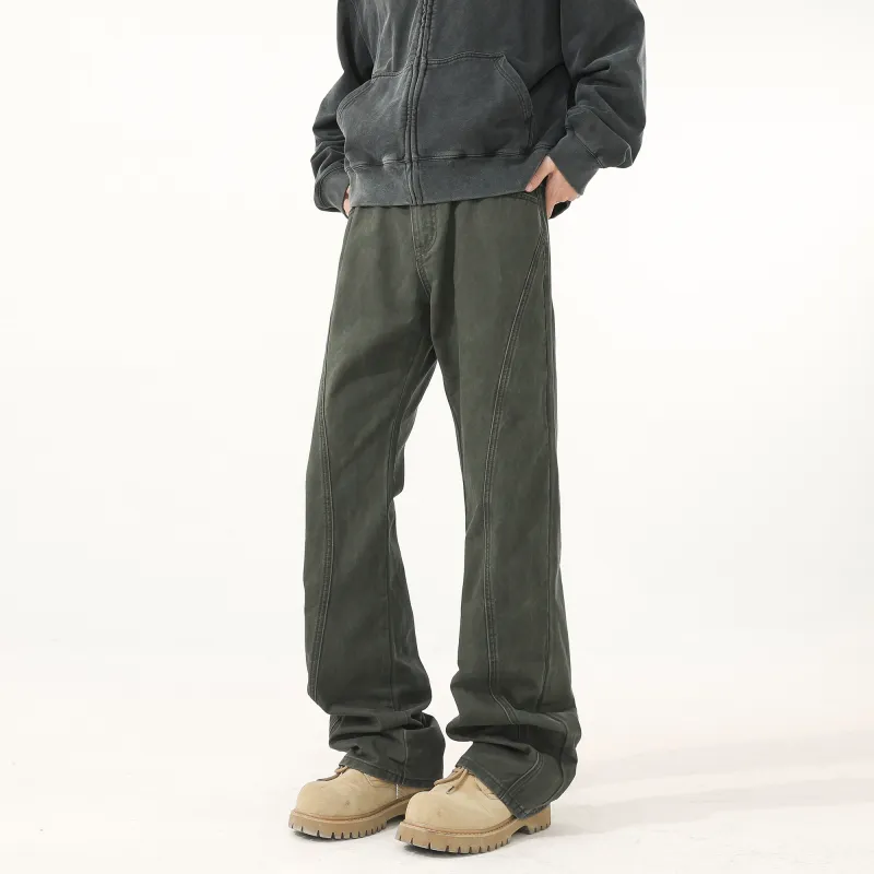 HOKLV Jeans Unisex-13