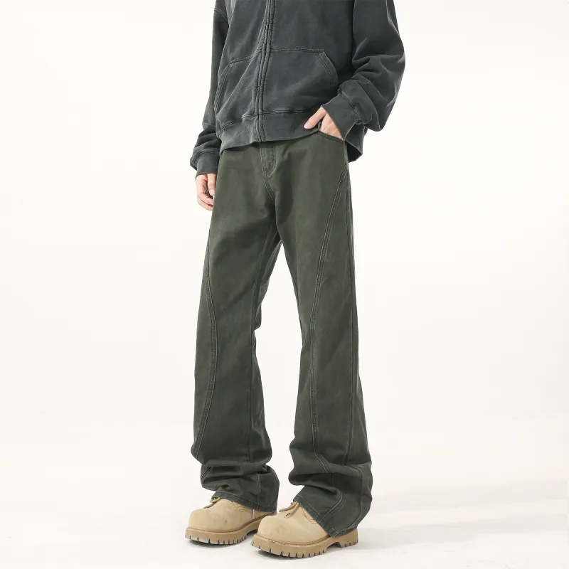 HOKLV Jeans Unisex-14