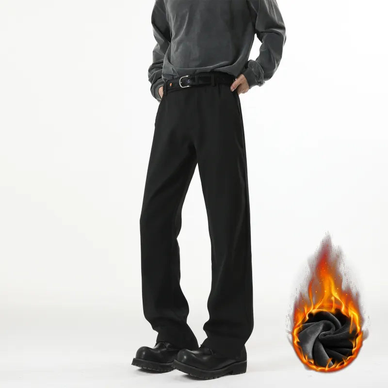 TESTUNG Fashion Casual Pants Unisex Classic Black-15