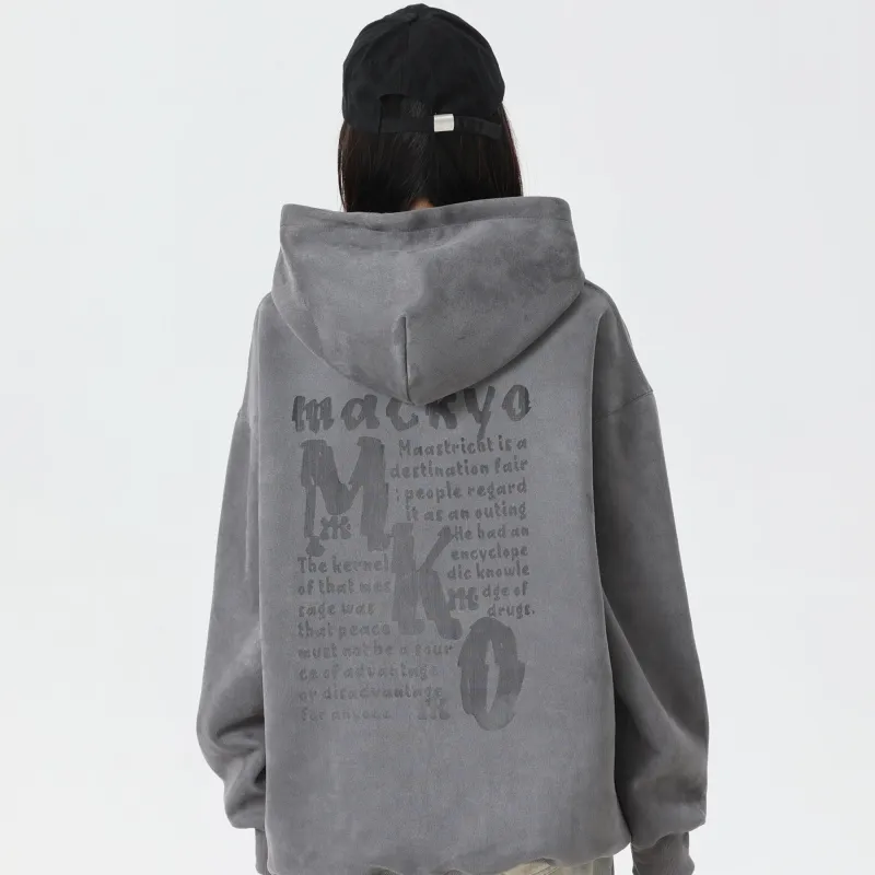 Mackyo Sweatshirt Spring And Fall Winter Unisex-7