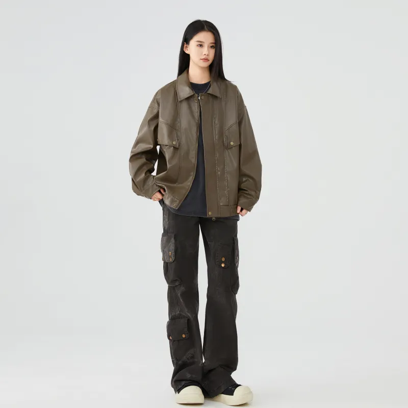 Mackyo Leather Jackets Unisex-6