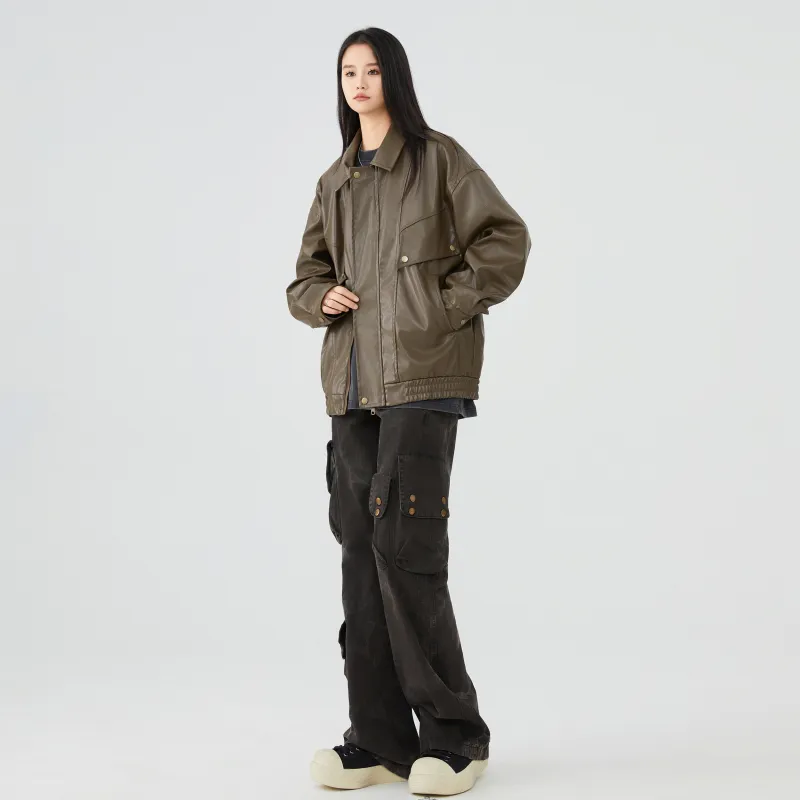 Mackyo Leather Jackets Unisex-7