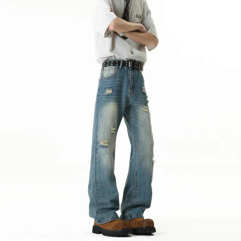 Mackyo Jeans Unisex Blue-4
