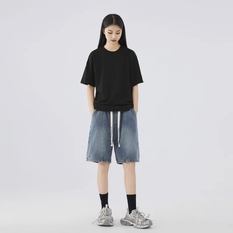 Mackyo Denim Shorts Unisex-11