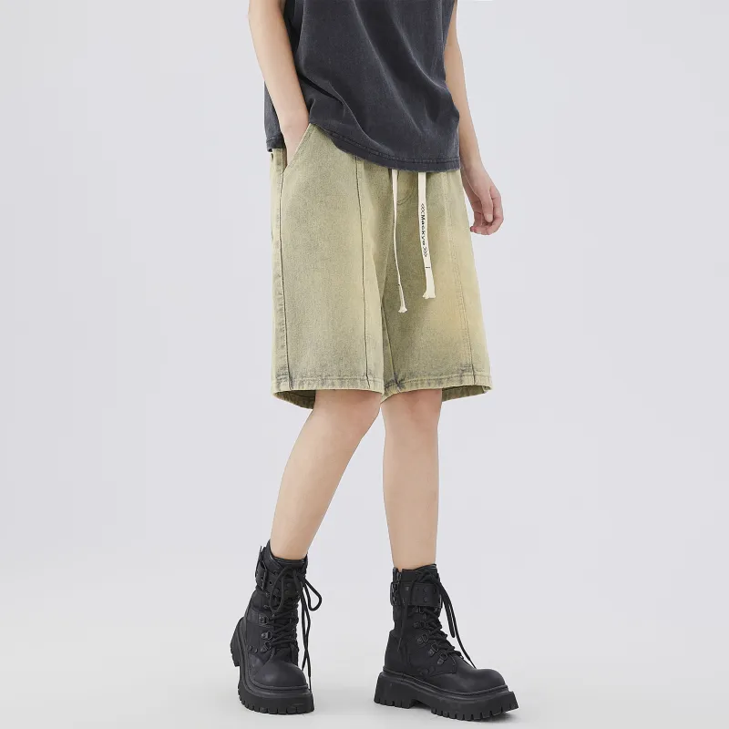 Mackyo Denim Shorts Unisex-14