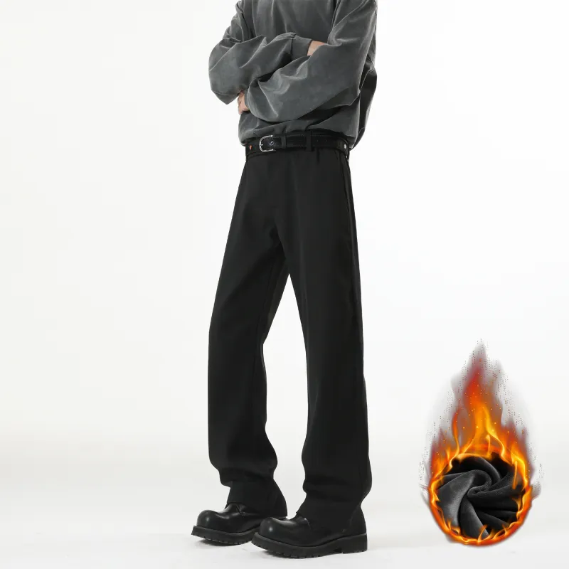 TESTUNG Fashion Casual Pants Unisex Classic Black-14