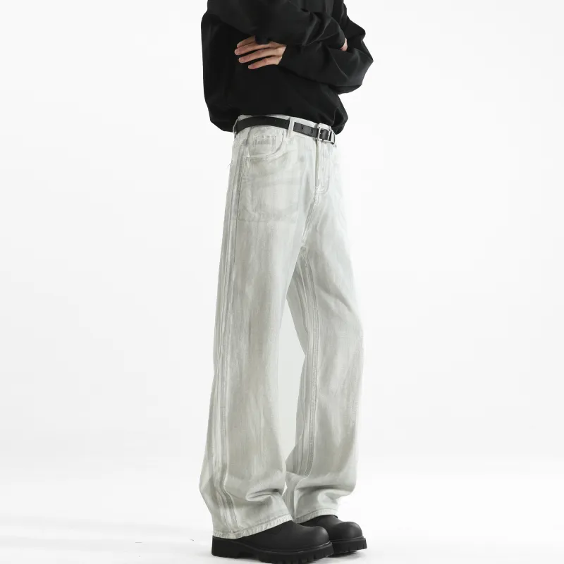 Mackyo Jeans Unisex Dirty White-1