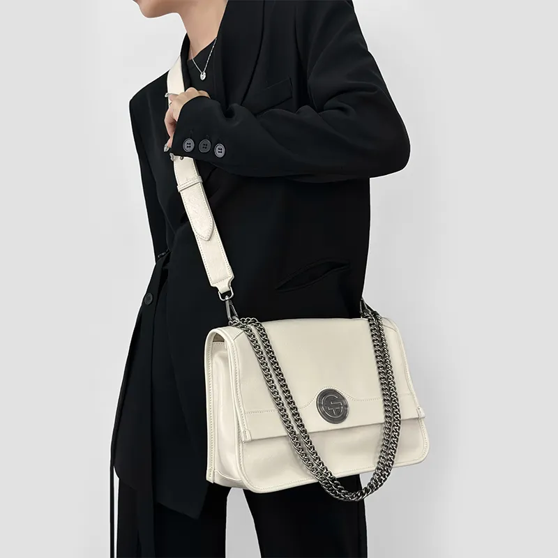 Tanita West Cow Leather Tote Medium Size Women's Black-8