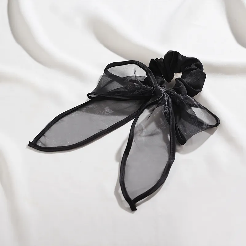 Yiru Gauze Hair Tie Rubber Band Women's-5