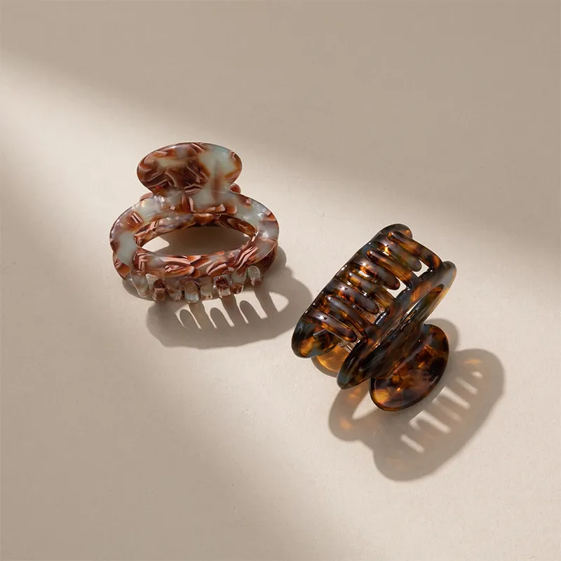 Yiru Acetate Plate Hair Clips Women's-3